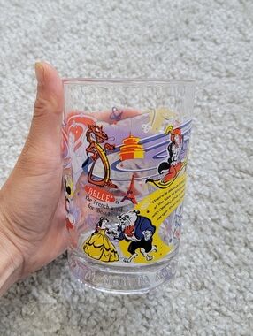 McDonald's 100 Years Of Disney Epcot Collectible Glass Cup